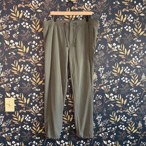 REI Men's Olive Green Drawstring Jogger Outdoor Hiking Pants Size XL